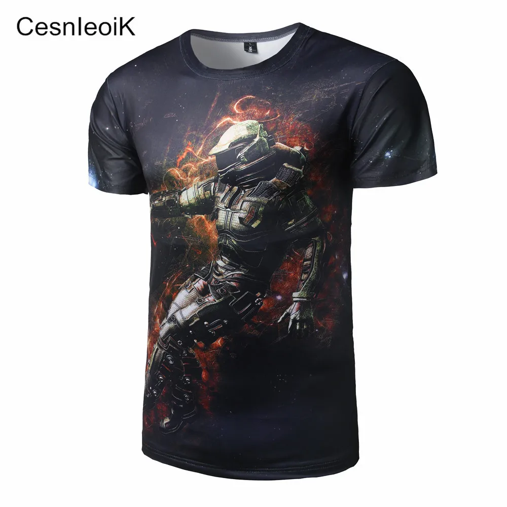 Мужская футболка с круглым вырезом 3d астронавтом|men fashion t shirt|men shirtmens shirts |