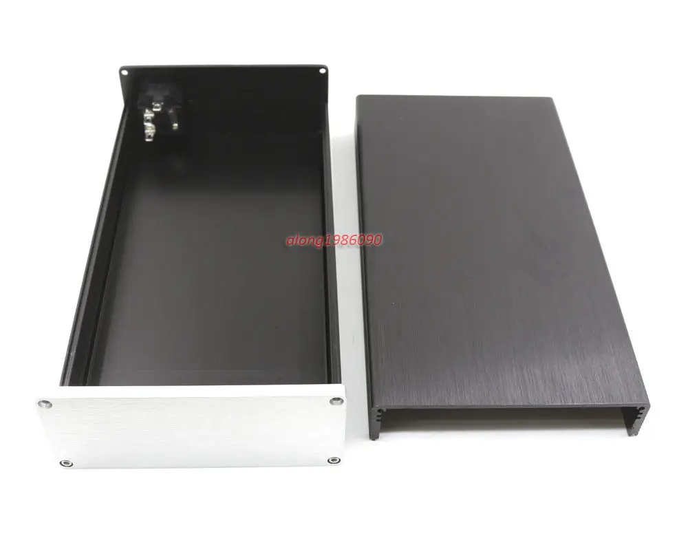 Алюминий Мощность Amp чехол для предусилителя усилитель БП DAC Box 130*55*250 мм|dac box|amp