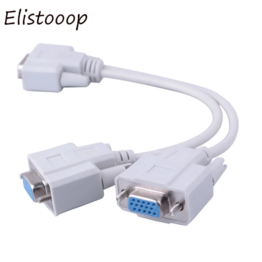 Разветвитель Кабеля диагональю 2018 дюйма (1 шт.) VGA 2 шт.|vga to|y splitter cablevga cable |