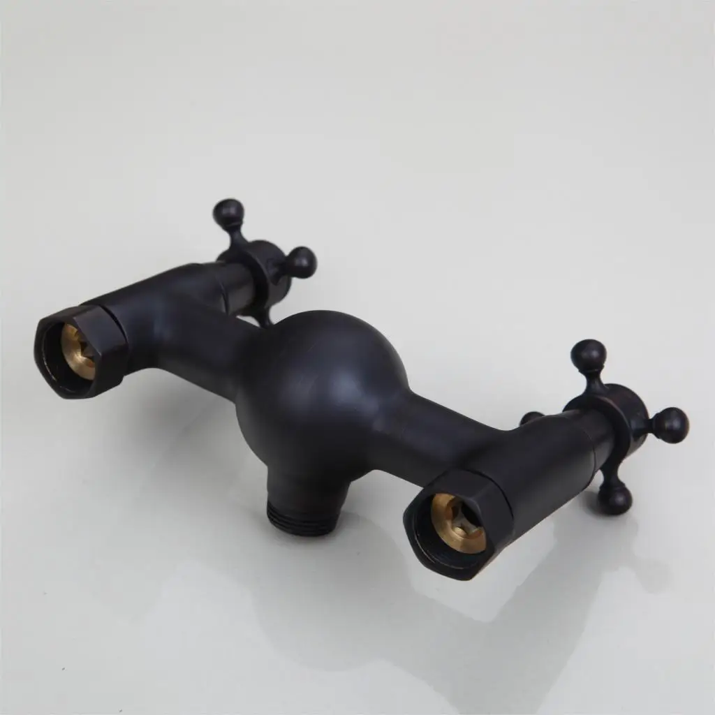 Роскошный смеситель для душа в ванную комнату европейском стиле ретро черный