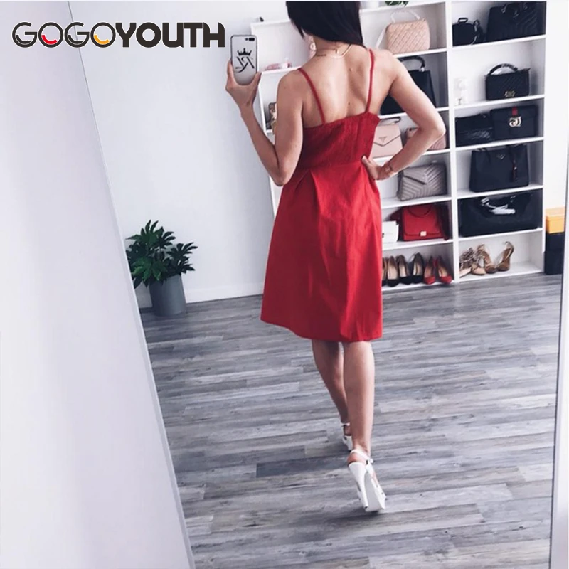 Женское платье-туника Gogoyouth черное пляжное платье миди с глубоким v-образным