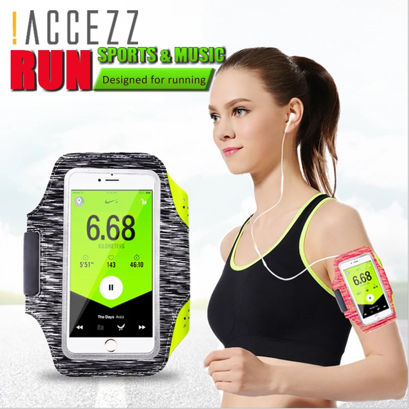! ACCEZZ спортивный браслет для бега водонепроницаемый универсальный чехол