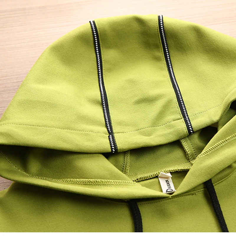 Спортивные костюмы для женщин комплекты из 2 предметов одежда с капюшоном