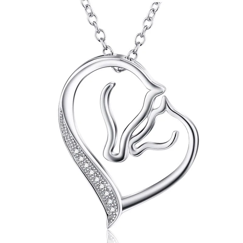 Женское колье из серебра 925 пробы с кристаллами | Украшения и аксессуары