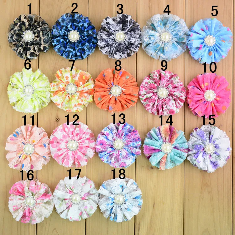 10 шт./лот 2 75 &quotЦветочный узор винтажные кружевные балетки с цветами жемчугом и