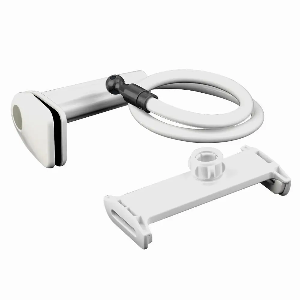 White Black Планшет подставка для настольного компьютера настольная подставка для планшета ленивый 360 градусов Гибкий Кронштейн легкий держатель для Ipad - Цвет: White Black