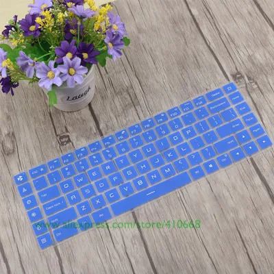 Blue Мягкая силиконовая клавиатура для ноутбука защитный чехол накладка пленка защита кожи для Xiaomi mi Ga mi ng ноутбук 15 15,6 дюймов GTX 1060 - Цвет: Blue