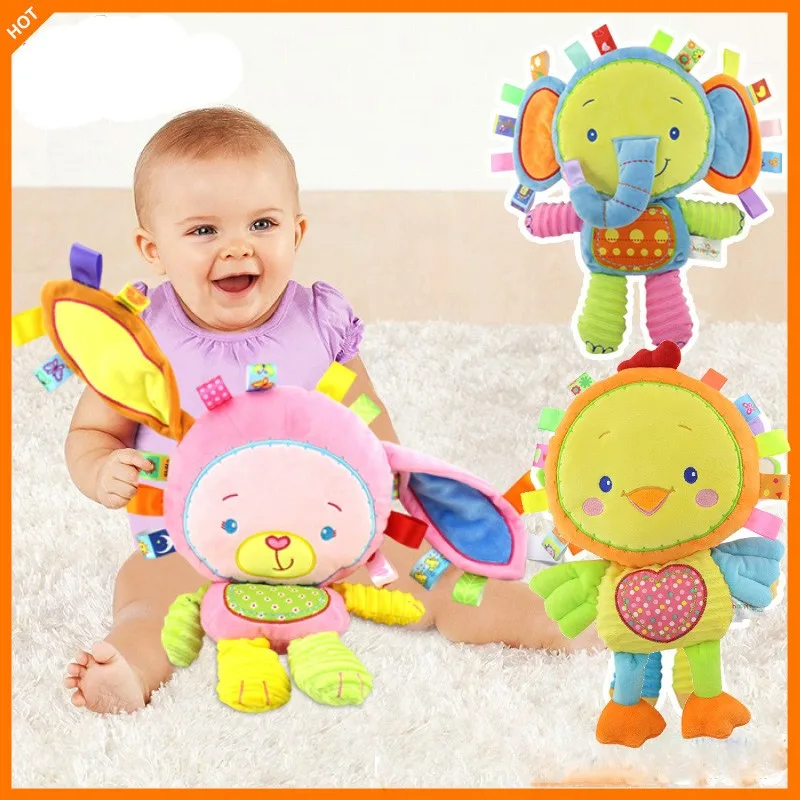 Детские игрушки погремушки Игрушка антистресс плюшевые детские колокольчики