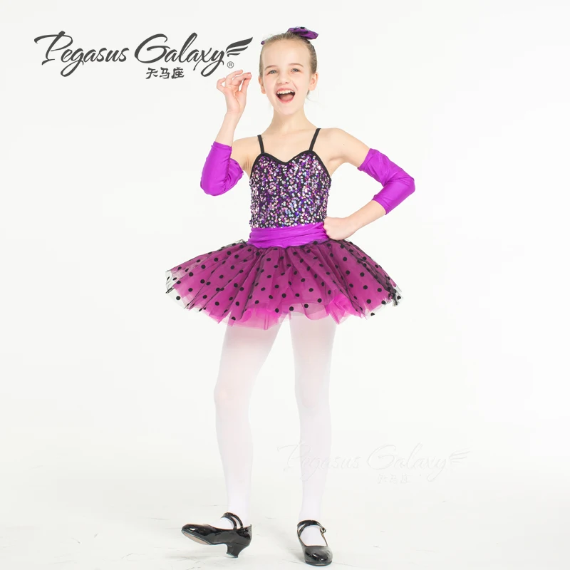 

Professional Classical Ballet Tutu Dress Girls Dancewear Gymnastics Leotard Suspender Ballet Dance Dress Stage Suit B-6330