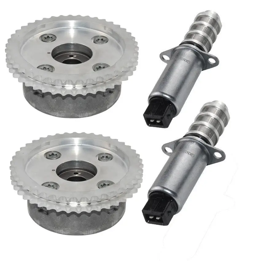 AP01 2 шт. VVT регуляторы распределительного вала и соленоид для Porsche Cayenne Panamera V8 4.8L