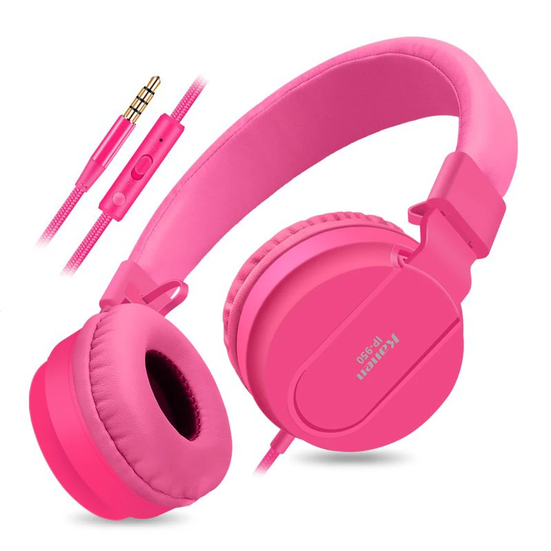 Wired Headphones With MIC Over Ear Headset Stereo Bass Earphone HiFi Sound Headphone Music Auriculare For phone | Электроника