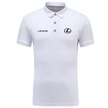 С логотипом Lexus футболка поло для мужчин брендовая одежда