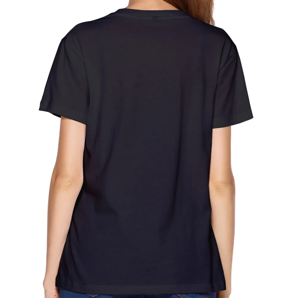 2017 Unorganized Militia Printing Women V-Neck Tee Cool Cartoon Customized Casual Dance | Женская одежда