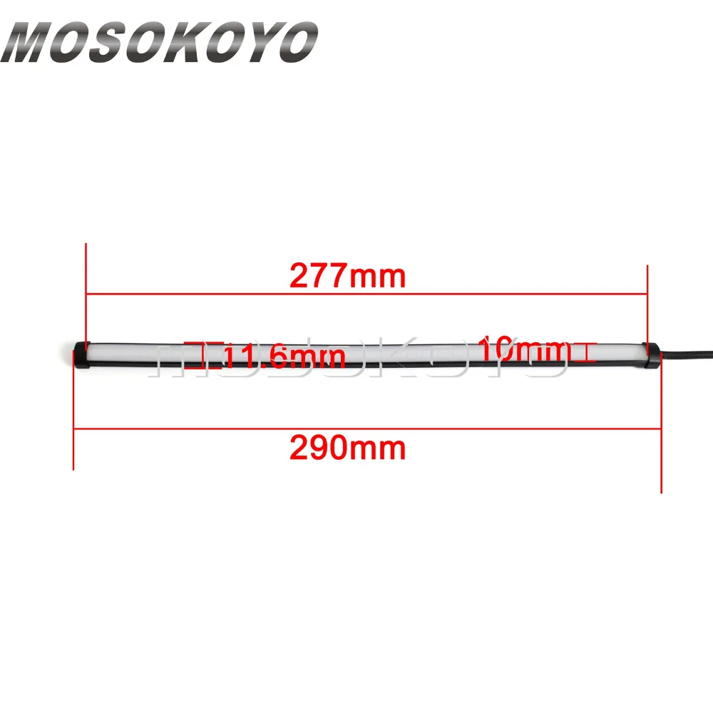 Светодиодная лента для мотоцикла и автомобиля белая красная желтая с