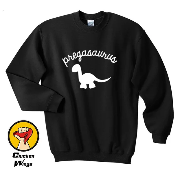 

Pregasaurus Sweatshirt, Funny Pregnancy Sweatshirt Pregnancy Announcement Pregnant Crewneck Sweatshirt Unisex More Colors-D430