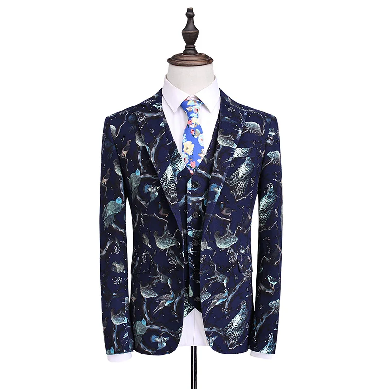 Новое поступление 2017 стильный мужской костюм из бутика Модный повседневный