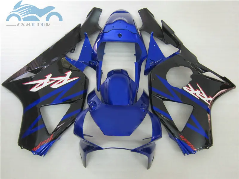 ABS пластик мотоциклов Обтекатели для CBR900RR 2002 2003 Цвет: черный синий fireblade
