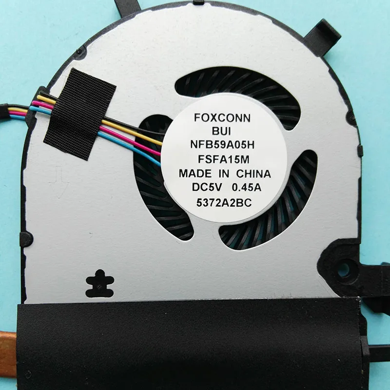 Новый и оригинальный охлаждающий вентилятор для ноутбука радиатор FOXCONN NFB59A05H FSFA15M