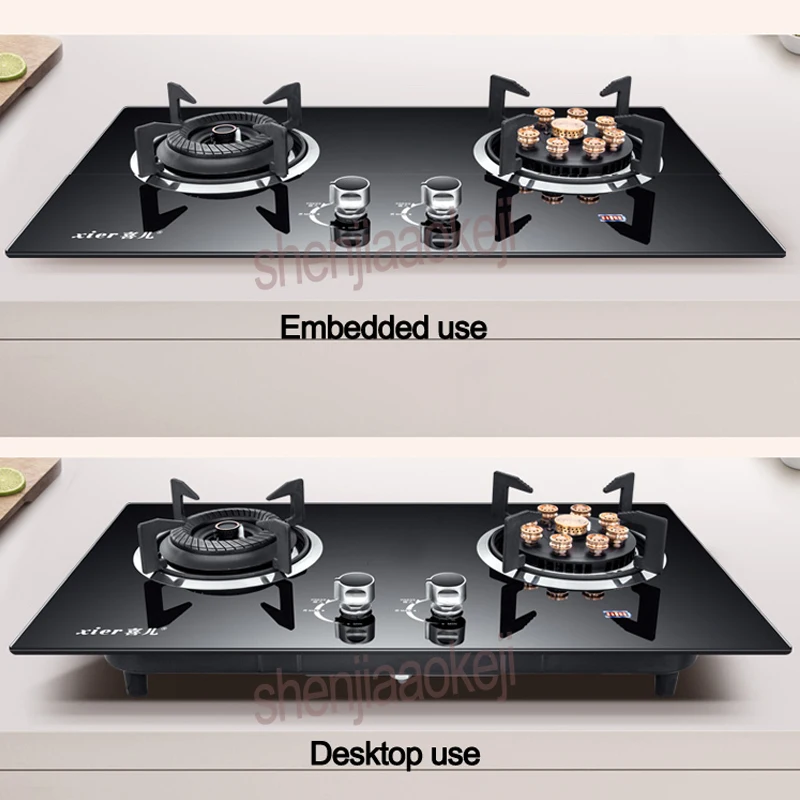 Газовая плита со сжиженным газом встроенная/настольная двухсторонняя XB205Y