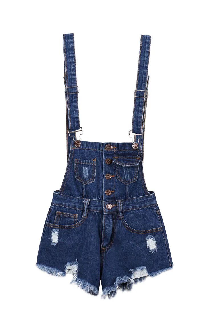 

2019 New Vogue Women Denim Playsuits Salopette Straps Cotton Short Romper Loose Casual Overalls Shorts Rompers Ladies Playsuit