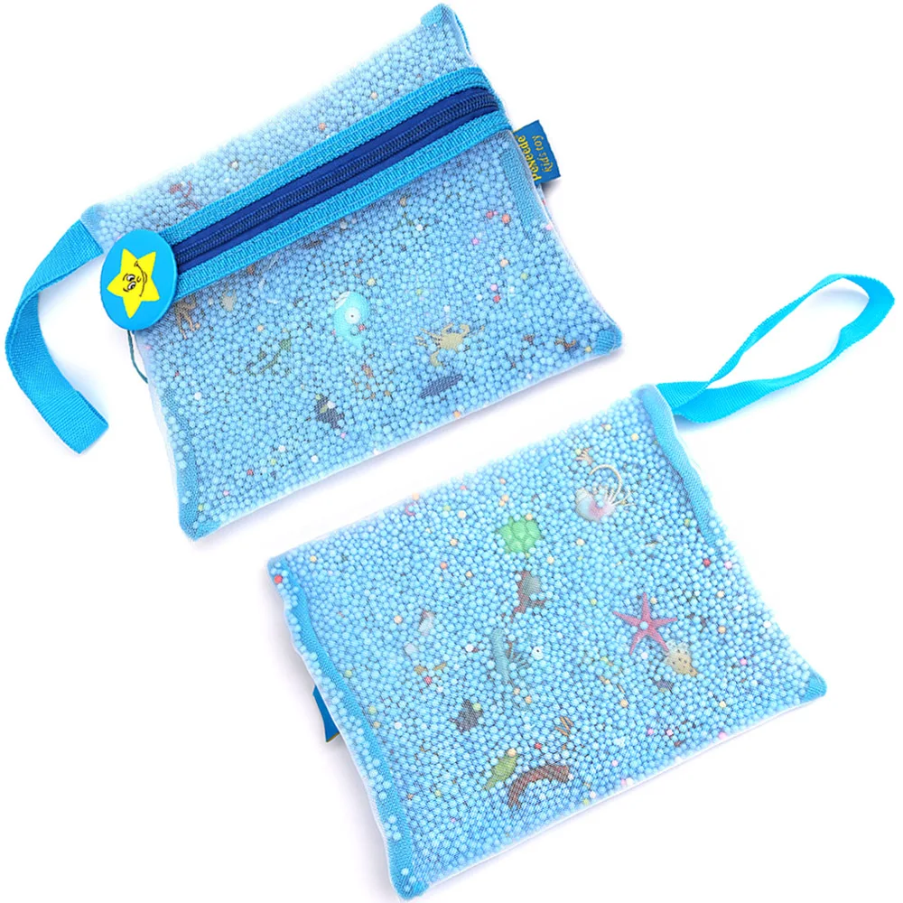 Поиск и поиск сенсорной поисковой сумки 42 морские животные игры игрушки Дети