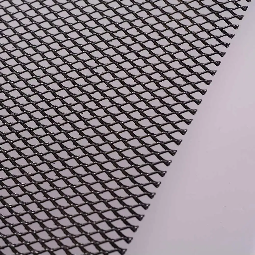 Black 4mmx8mm DIY Гонки Грили Универсальный подходит для автомобиля режущая передний бампер мед гребень сетки 100 см x 33 см - Цвет: Black 4mmx8mm