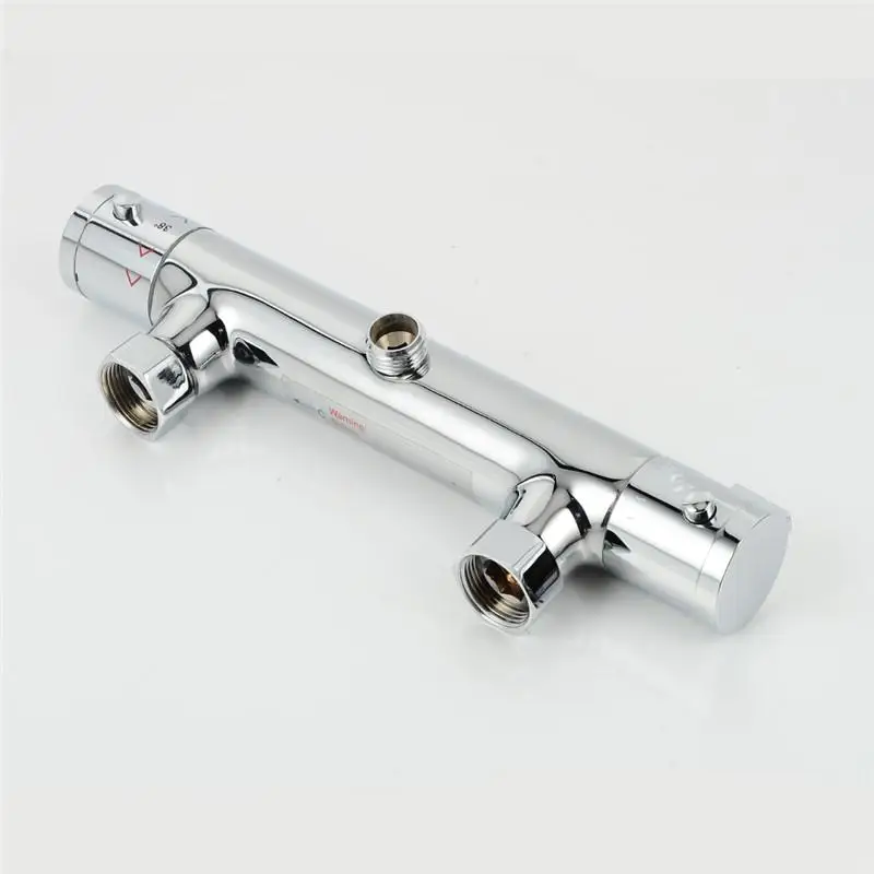 Высококачественный латунный хромированный настенный термостатический