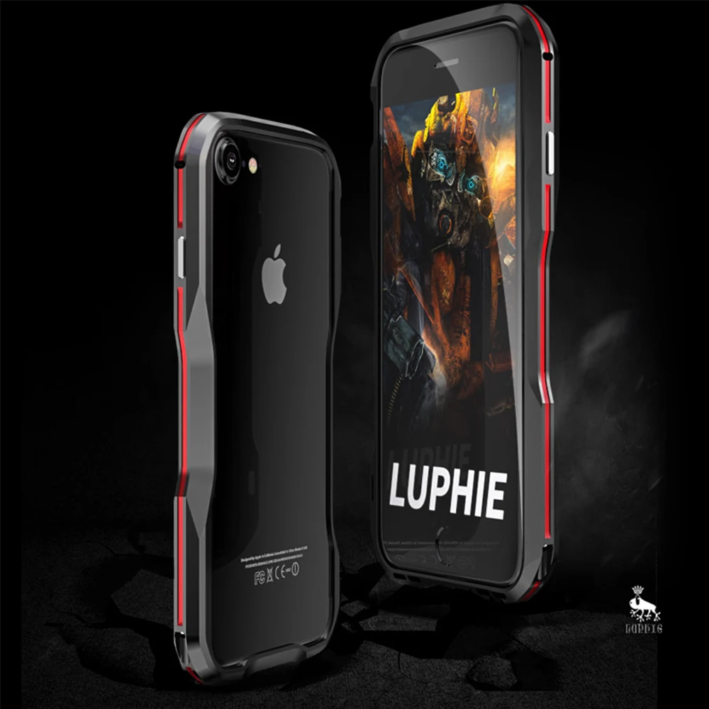 Luphie изогнутый металлический бампер для iphone Xs Max чехол Xr ультра тонкий алюминиевый бампер рамка для iphone 7 Plus 8 X Xs противоударный чехол