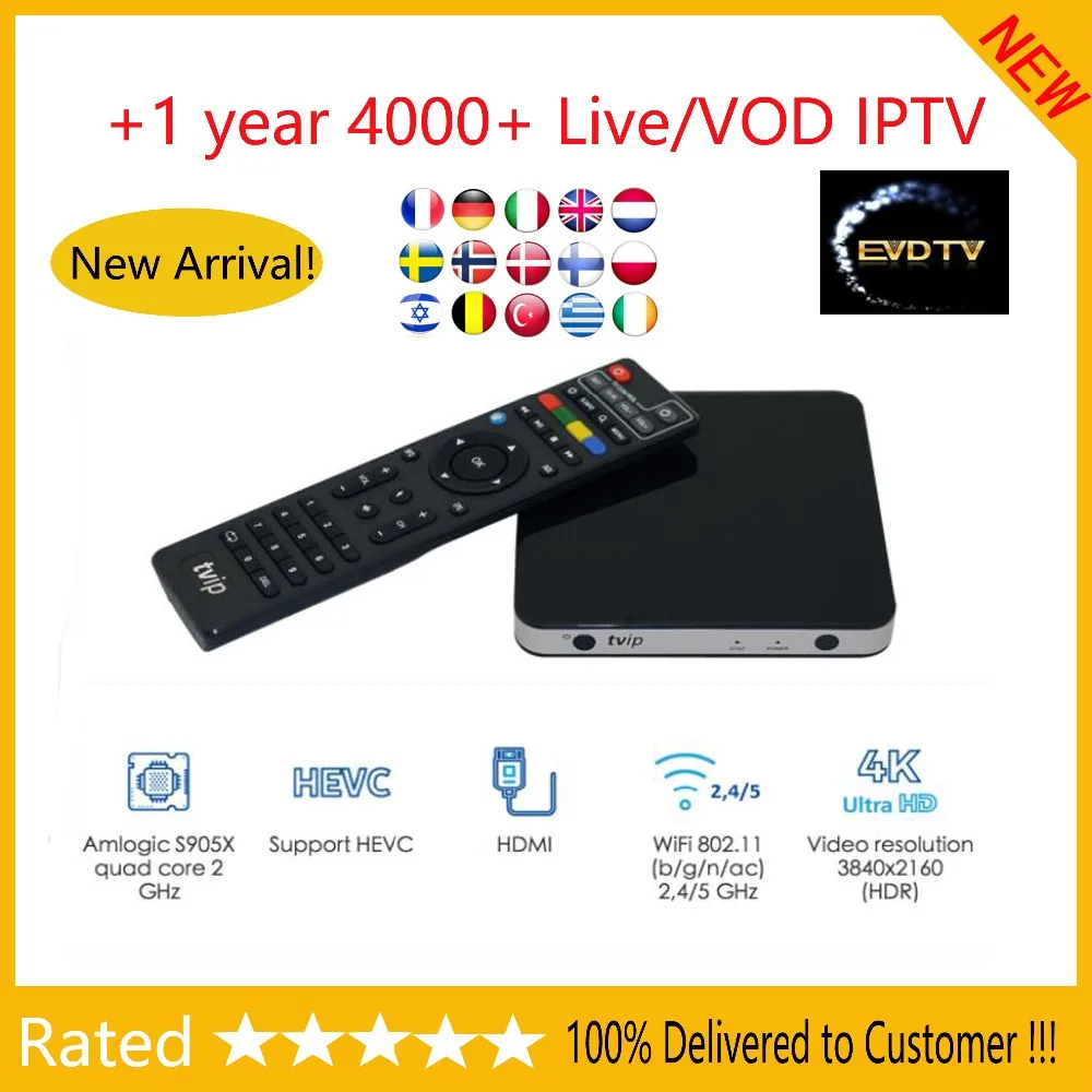 ТВ IP S-Box v.605 Amlogic S905X четырехъядерный 1 ГБ/8 ГБ 4K Медиаплеер linux tv IP 605 лучше, чем MAG254 MAG256 tv Box