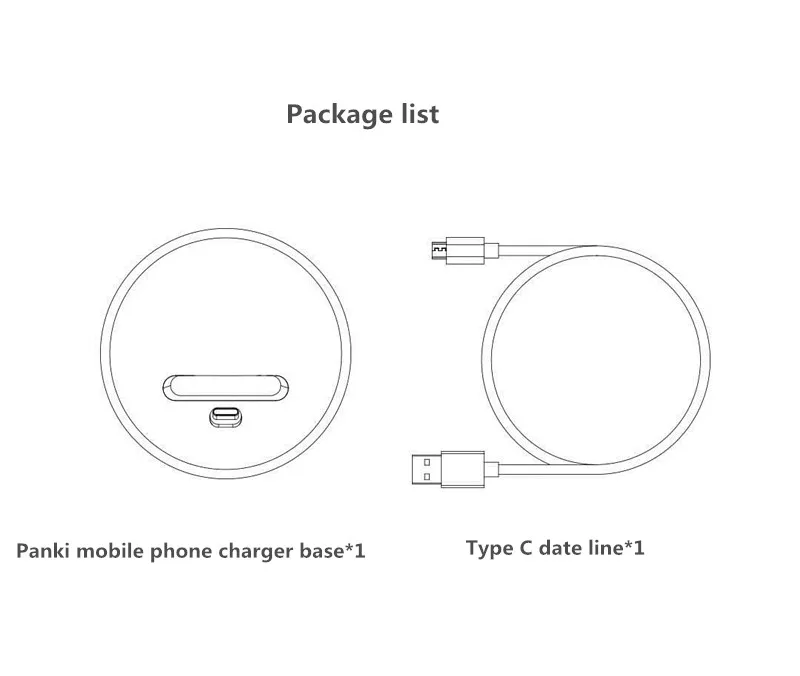 Xiaomi Panki Wireless Charger and phone stand for xiaomi 18W Fast Wireless Charging pad for Samsung S9/S9+ S8 Note 9 9