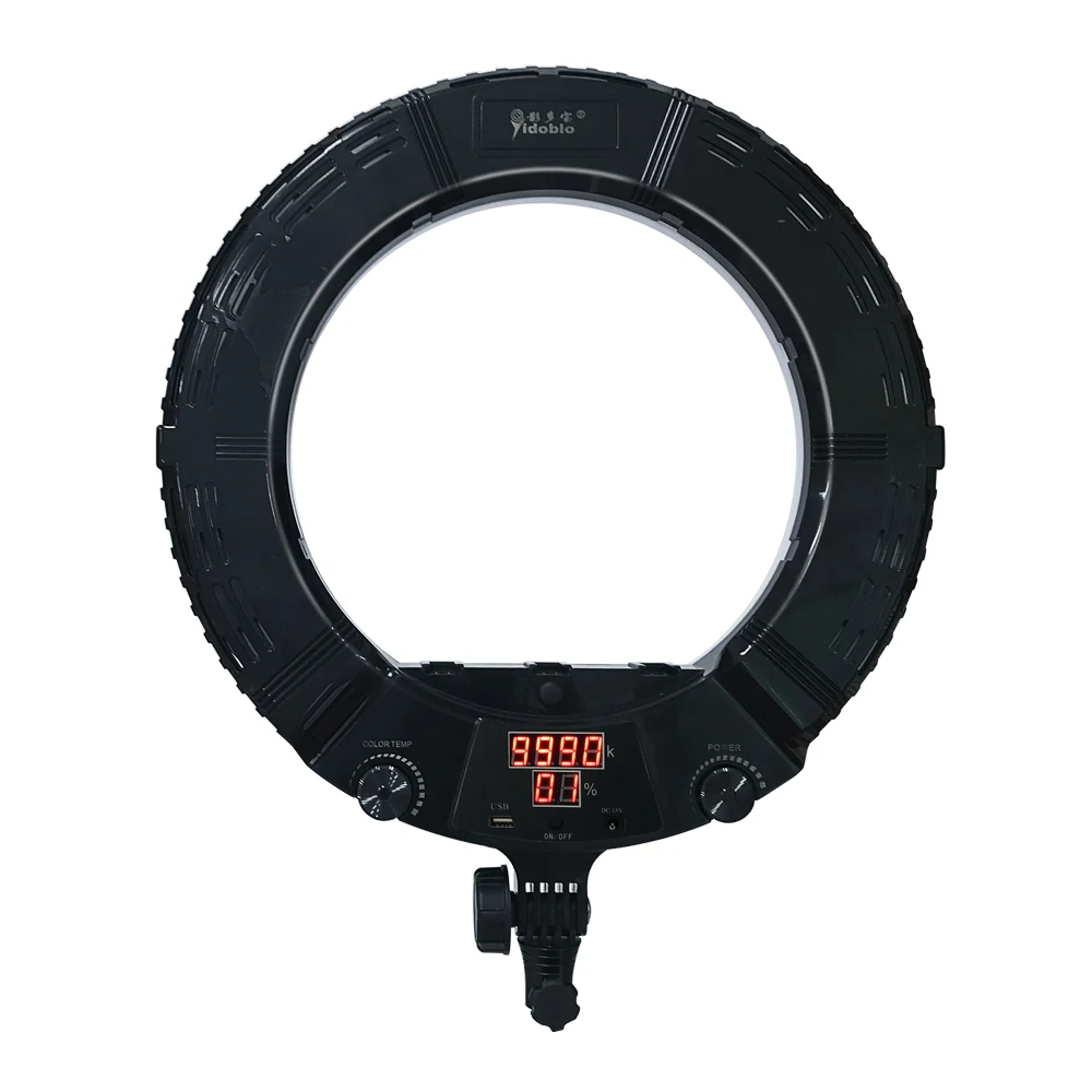Yidoblo AX-480DII Bluetooth APP управление био-цвет кольцевая лампа 2800 K-9900 K цифровой дисплей 18