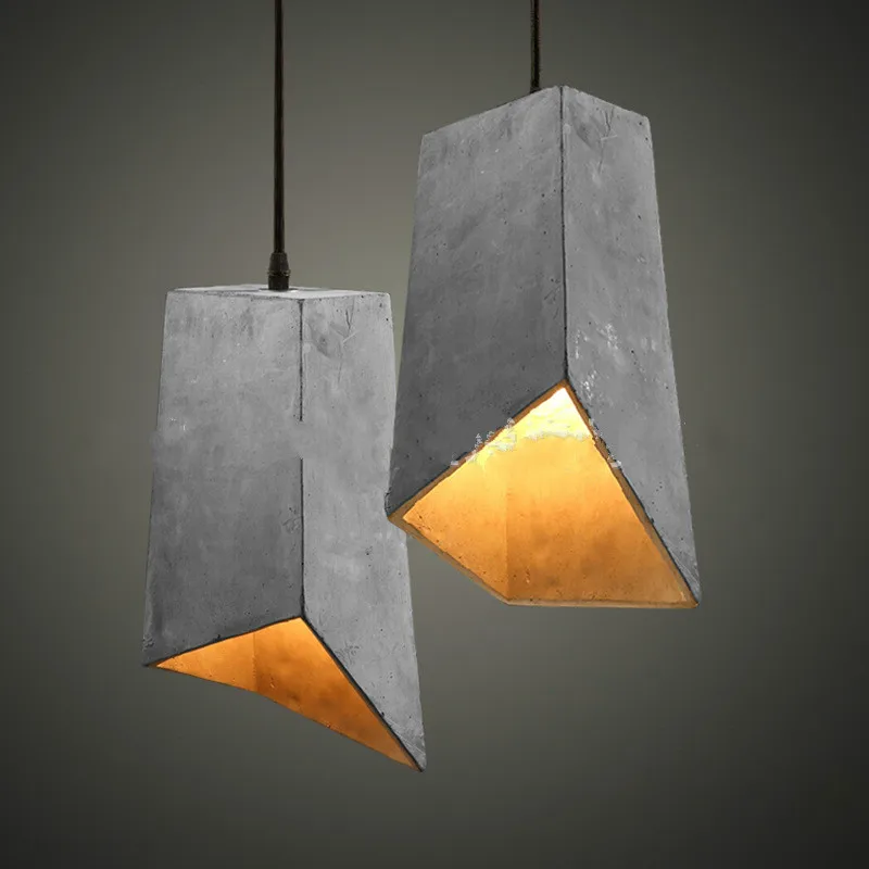 American Retro Pendant Lights Cement Cafe Dining Room Hanglamp Bar Lighting Modern Luminaire Suspendu Lamparas Lustre Lighting
