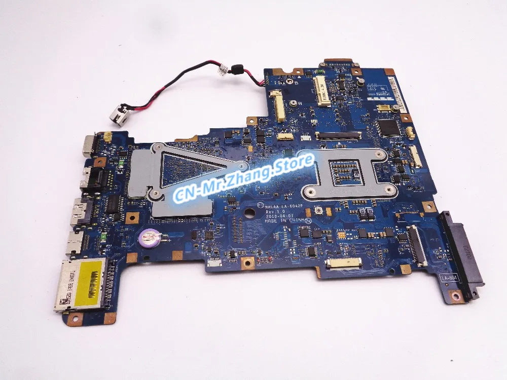 Б/у материнская плата SHELI для ноутбука Toshiba Satellite L675 L675D K000103810 LA-6042P DDR3 - купить по