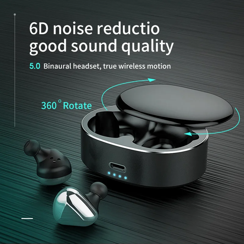 Беспроводные наушники Bluetooth 5 0 наушники-вкладыши с глубокими басами