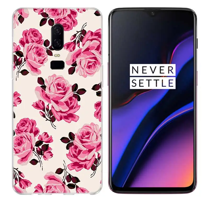 Роскошный мягкий силиконовый чехол для телефона OnePlus 7 Pro 5 5T 6T 6 3T Fundas с 3D-принтом |