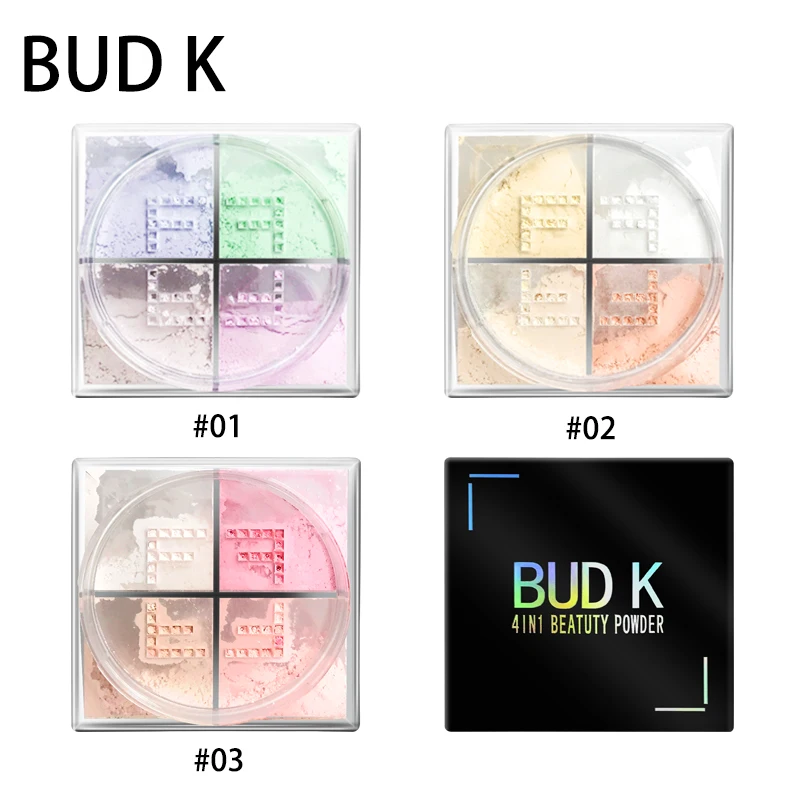 Beatuty пудра увлажняющая свободная 4 в 1 Гладкий макияж контроль жирности осветляет