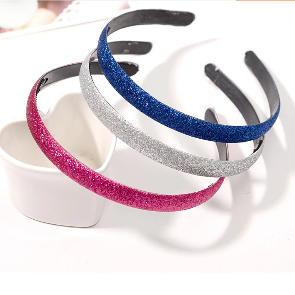 1PCS Fashion Plastic Teeth Head Bands Lined Glitter Hairbands For Children Girls Hard Bow Headband Hair Accessories | Детская одежда и