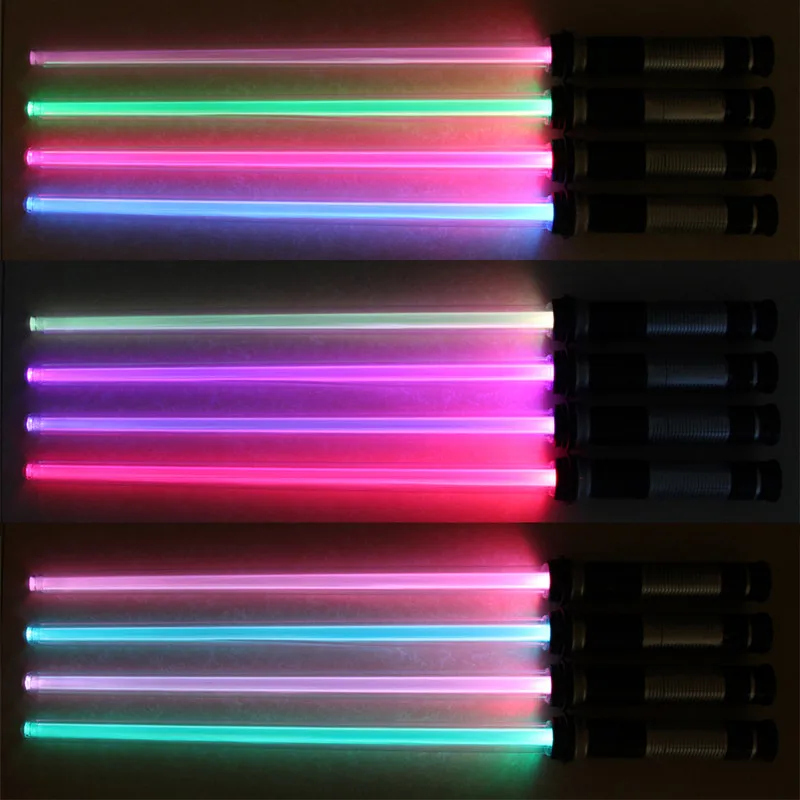 2PCS Lightsaber Boy Gril Toys Flashing Sword Cosplay Funny Star Laser Luminous Music Children's Outdoor Creative Gift | Игрушки и