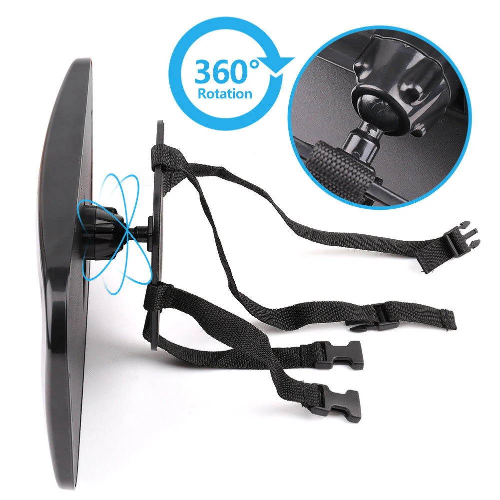 Зеркало заднего вида для детей с широким углом обзора ABS легко установить зеркало