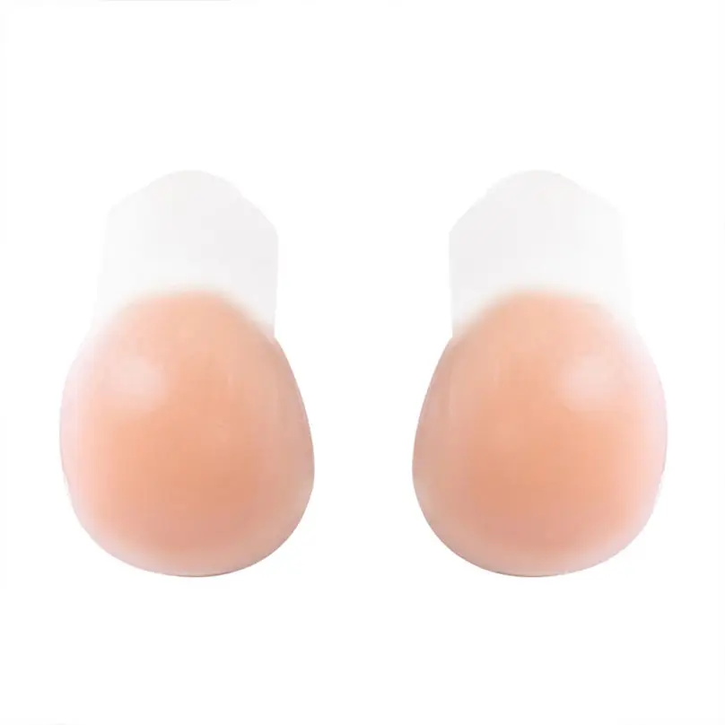 1 пара Женский силиконовый невидимый бюстгальтер с эффектом пуш ап|аксессуары