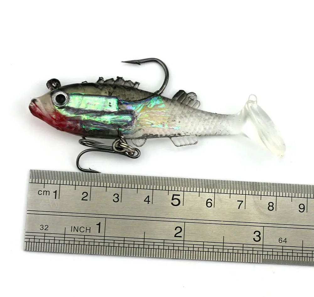 500 штук рыболовные приманки морские снасти мягкие свинцовая рыбалка 8 5 см/17 4 г