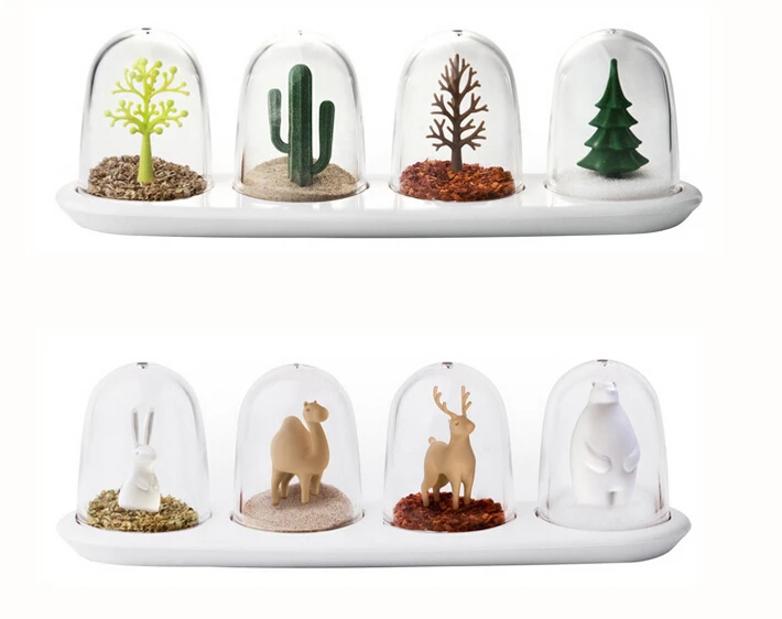 Растения животные сезоне вкус специи банку Приправа бутылки соль кактус сосны