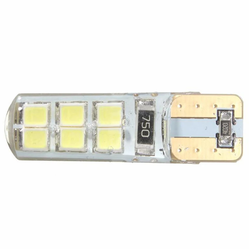 2 шт./компл. T10 194 W5W COB 2835 12LED Автомобильная CAN-шина яркая ширина номерного знака