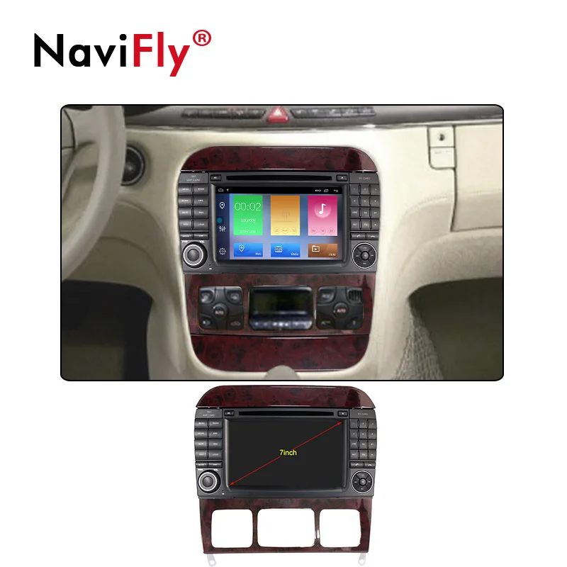 2din 2 + 32G Android 9 1 автомобильный dvd Радио мультимедийный плеер gps для Mercedes Benz s класса W220 S280 S320 S430 S500 S55 W215 wifi