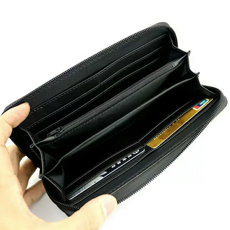 

Anime Fairy Tail Long Leather Wallet Lucy and Natsu Dragneel Multi-card Holder Purse With Zip