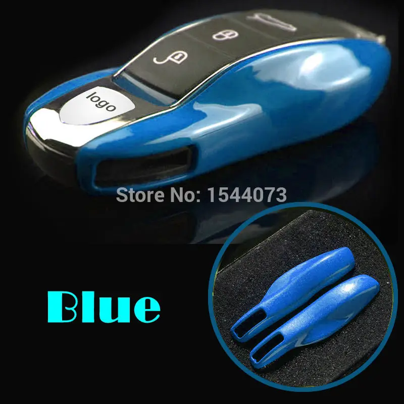 Синий цвет брелок дистанционного ключа чехол для Porsche boxster cayman 911 Panamera Cayenne Macan |