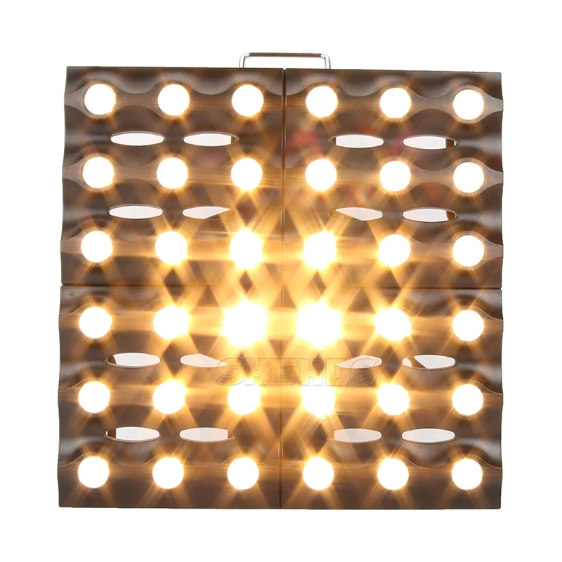 Светодиодный, матричный, 36x3 Вт, золотой цвет, DMX512, сценический эффект, освещение, хорошо подходит для диджея, дискотеки, вечерние, танцевальные, для клубов, баров и свадебных украшений