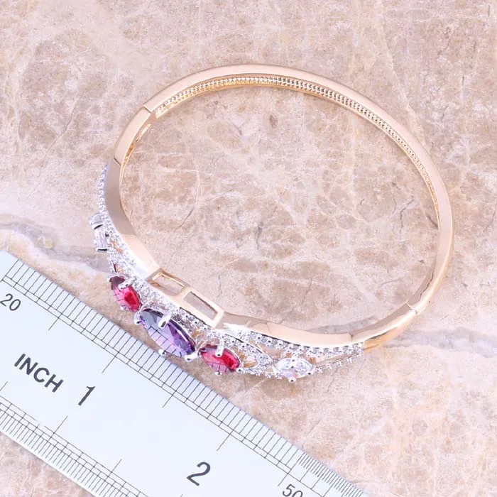 Неповторимый разноцветный многоцветный фиолетовый кубический цирконий жёлтый