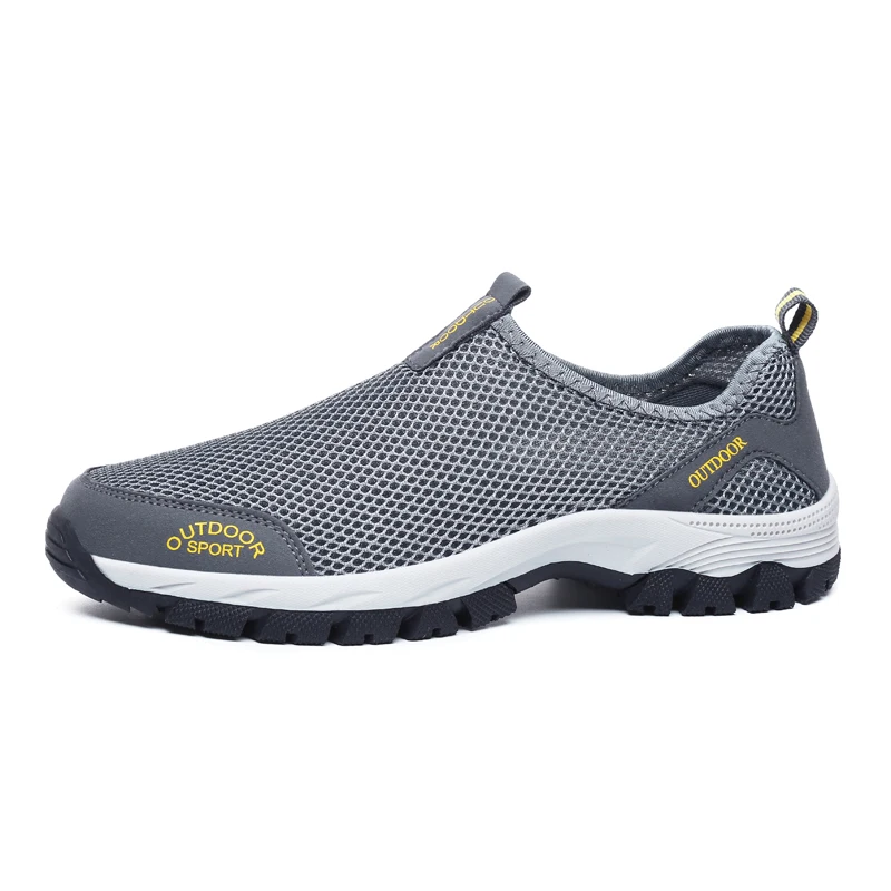 Men Casual Shoes Slip On Breathable Mesh Comfortable Summer Sneakers Fashion Trainers For Flats | Обувь