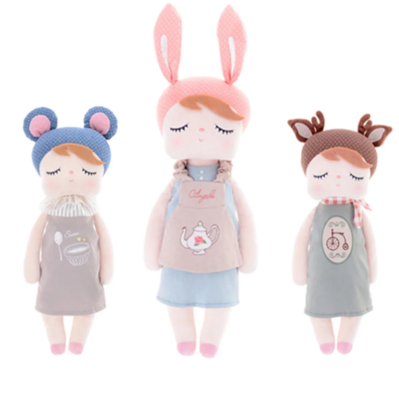 Metoo Ангела Кролик Плюшевые игрушки Baby Doll милые мягкие животных кукла juguete для